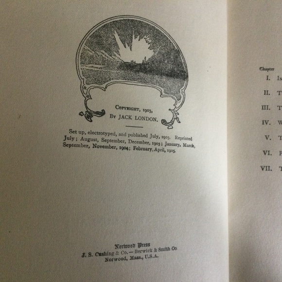 Antique 1903 Copy The Call Of The Wild  by Jack London - Picture 5 of 5